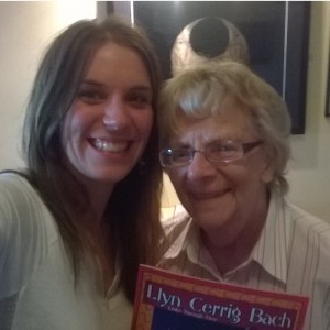 Eflyn Owen Jones & I with the new Llyn Cerrig Bach Comic