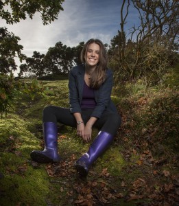 Erin at Cadair Ifan Goch